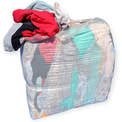 Poetslappen – 10 kg | Industrieel kwaliteit tricot poetsdoeken (bont/gekleurde mix)