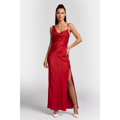 & Other Stories X Gina Dress Red Maat: 36 | Maxi Jurken Outlet | Dames | Rood