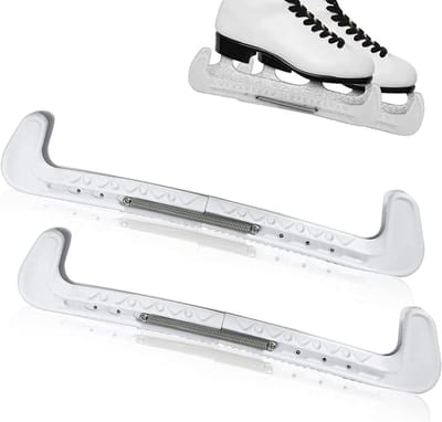 Allecto Plus - Schaats Lemmetbeschermers | Verstelbare Glijafdekking voor Schaatsen | Kunststof | IJshockey Accessoires