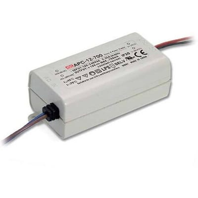 MEAN WELL APC-12-350 LED-driver Constante stroomsterkte 12 W 0.35 A 9 - 36 V/DC Niet dimbaar, Overbelastingsbescherming 1 stuk(s)
