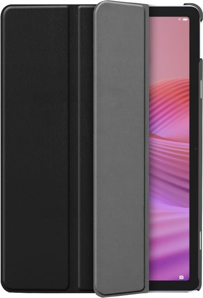 Just in Case tablet Hoes geschikt voor Lenovo Tab - TriFold Bookcase - Zwart