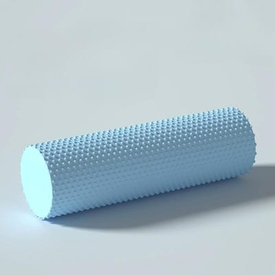 Yoga Roller Rond Schuimrubber Cilinder Zeshoekige Roller voor Pilates Oefening Verbeterde Thuis Workouts hemelsblauwe kleur