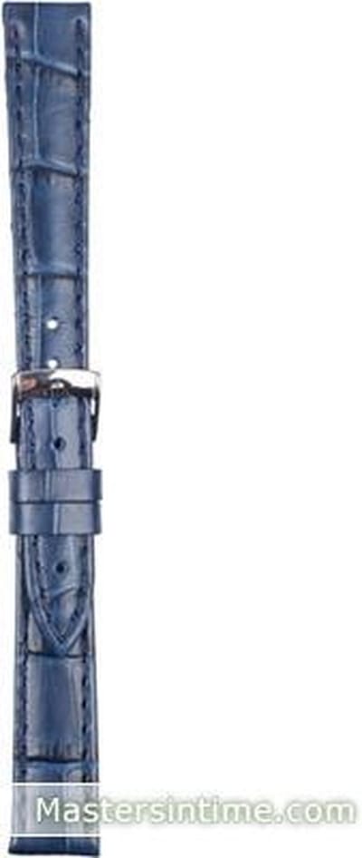Morellato PMX061BOLLE IG Horlogebandje - Leer - Blauw - 14 mm