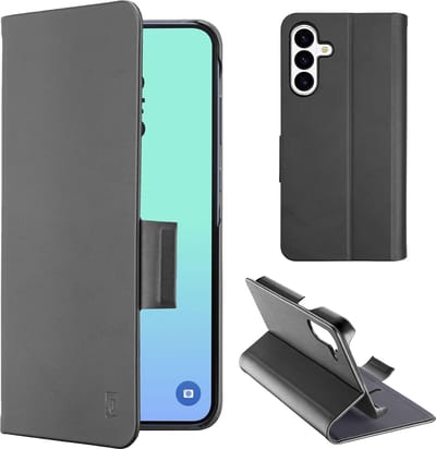 Cellularline Book Hoesje - Geschikt voor Samsung Galaxy S26 - Met Pasjes & Standfunctie - Zwart