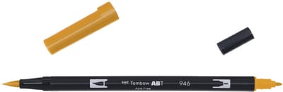 Tombow ABT Dual Brush Pen 946 gold ochre - Incl. Goodie