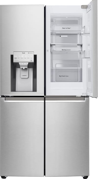 LG GMJ945NS9F Amerikaanse koelkast met DoorCooling+™ - 638L inhoud - Door-in-Door™ - Water- en ijsdispenser met UVnano™ - Total No Frost - Inverter Linear Compressor