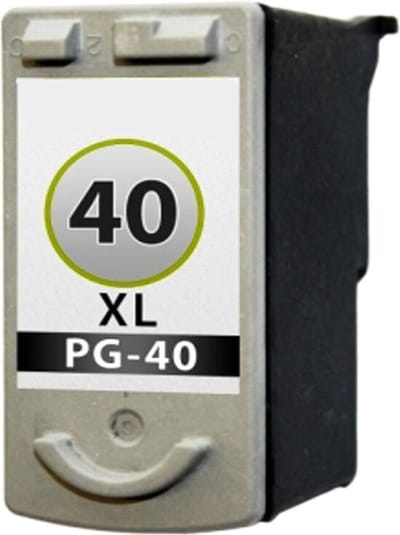 PG-40 Zwart Huismerk Inktcartridge | Compatible Met Canon PG-40 Zwart | Geschikt voor Canon Fax JX 200, 210P, 500, 510P. IP 1100, 1200, 1300, 1600, 1700, 1800, 1800, 1900, 2200, 2500, 2600, MP 140, 150, 160, 170, 180, 190, 210, 220, 450, 450X, 460.