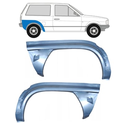 Reparatiepaneel achterspatbord voor Volkswagen Polo 1981-1994 / Links + Rechts