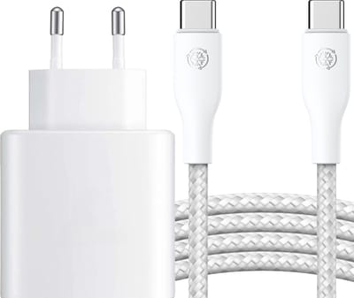 Usb-C Oplader 45w + usb-C Kabel 3 meter - Snellader voor Galaxy S26 Ultra, S26, S25 Ultra, S25, A57, A56, A55, Tab S10 Ultra, Tab S9 Ultra, Z Fold 7, Z Flip 7 - 45w Power Adapter - Super Fast Charging / SFC2.0