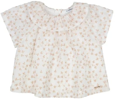 Gymp blouse geborduurd
