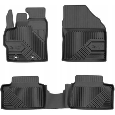 Frogum No.77 - Automatten - Geschikt voor Mazda 2 Hybrid vanaf 2022 - 4-delige set - TPE Rubber - Zwart