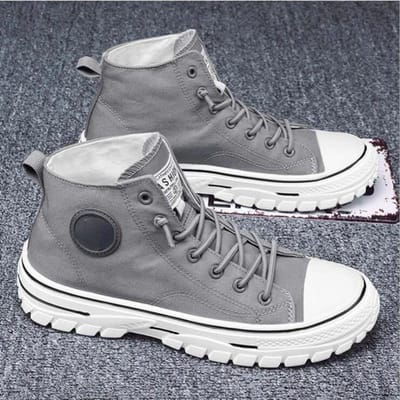 Heren High Top Sneakers Nieuwe Canvas Schoenen Mode Heren High Top Casual Skateboarden Gevulkaniseerde Schoenen Merk Comfort Sneakers 43