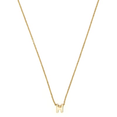 Luxenter Ketting met 18-karaats geelgouden afwerking - Alphabet