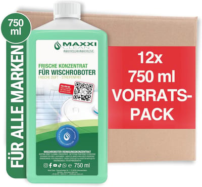 Universele Vloerreiniger voor Dweilrobots – 12 x 750 ml Concentrate met Frisse Geur