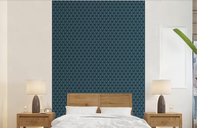 Behang - Fotobehang Design - Jongens - Driehoek - Kind - Breedte 140 cm x hoogte 220 cm