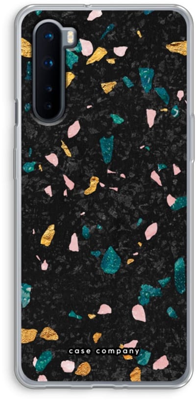 Case Company® - Hoesje geschikt voor OnePlus Nord hoesje - Terrazzo N°10 - Soft Cover Telefoonhoesje - Bescherming aan alle Kanten en Schermrand