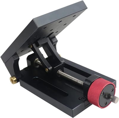 Precisie Hefplatform - Lab Jack - Precisie Positionering - Hoge Nauwkeurigheid - 122 mm Hefhoogte - Zwart
