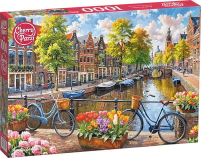 Amsterdam Tulips Puzzel 1000 Stukjes