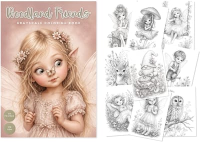 Kleurboek woodland friends