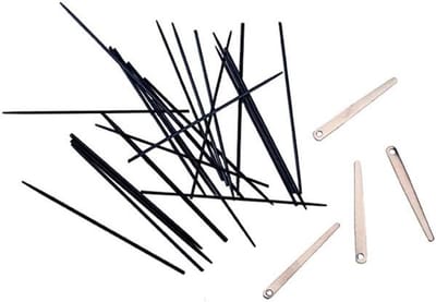 Set van 24 Saxofoon Veer Naalden en 4 Veer Blad Schroeven - DIY Accessoire voor Saxofoon Onderhoud en Reparatie
