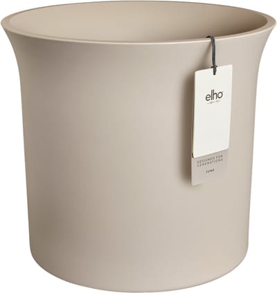 Elho June Tulip 58 - UV-bestendig en Kleurvaste Bloempot - Binnen & Buiten - Ø 58.5 x H 53.1 cm - Balanced beige