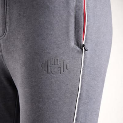 Muscle Up® Serene Straight - Lange Dames Sportbroek Straight Fit - Donkergrijs - Maat S