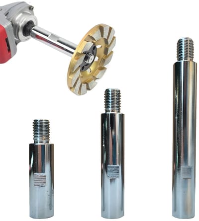 Dailygoody - Set van 3 M14 Hoekslijper Verlengers - 75mm, 100mm, 140mm - Aluminium Legering