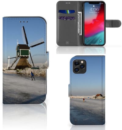 Apple iPhone 11 Pro Flip Cover Schaatsers