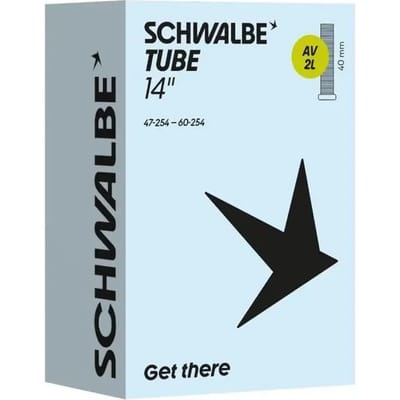 Schwalbe AV7 - Binnenband Fiets - Auto Ventiel - 40 mm - 40/62 - 406 - 20 x 1.50/2.50 inch