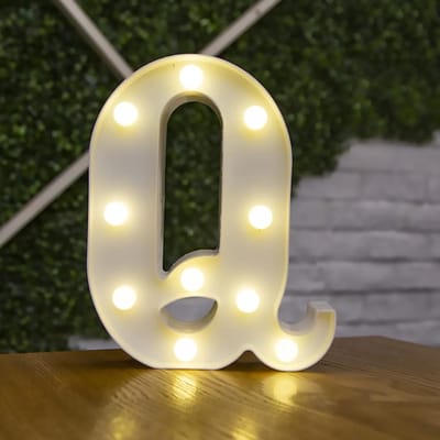 Allecto - Letterverlichting LED - Decoratieve Tafellampen - Warm Wit - Marquee Verlichting - Creatieve Wanddecoratie - Geschikt voor Feesten