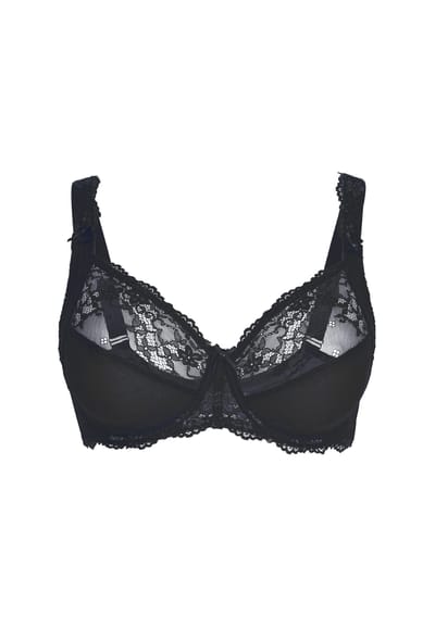 LingaDore - Daily Full-Coverage BH Zwart - maat 85C - Zwart