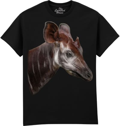 The Elusive Okapi The Coloured House T-shirt M