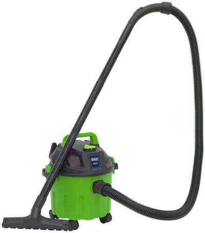 Nat Droog Stofzuiger - Industriële Verzamelaar - Werkplaats Reiniging - Hoge Zuigkracht - 10 Liter Tank - Groen
