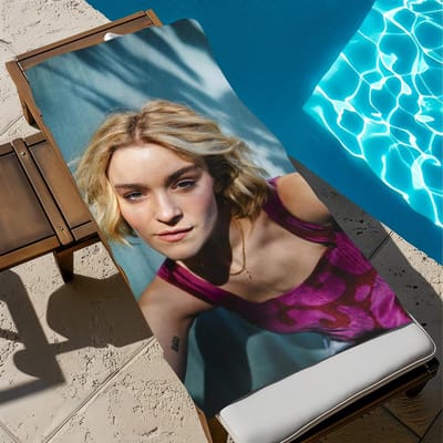 P-Pommelien Singer T-thijs Handdoek Strand Sneldrogend Zacht Zwembad Handdoeken Cadeau voor Reizen Sportschool Douche Kamperen sport W60*H120(CM)