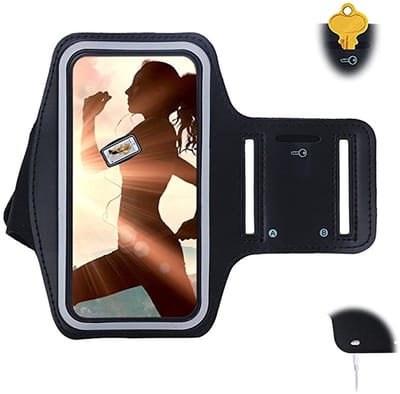 Sport armband voor Geschikt voor Samsung Galaxy A21s / A20s/ A31/ A01/ A11 (zwart)