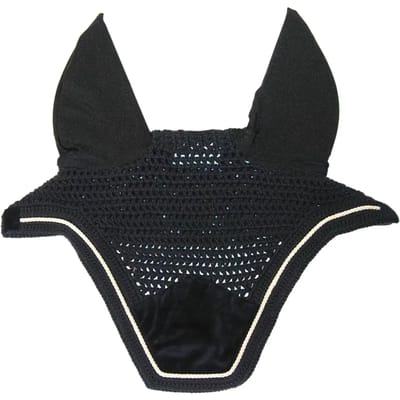 Kentucky Horsewear - Oornetje Wellington soundless basic velvet zwart