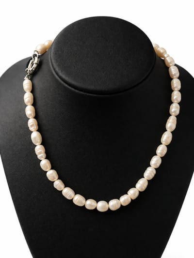 N3 Collecties Natuurlijke parelkettingen 9-10 mm Ovale vorm zoetwaterparel juwelen voor dames