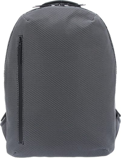 JOST Vrije tijd rugzak Rugzak met laptopvak Mesh Man Daypack Backpack Silver Zwart Veelkleurig