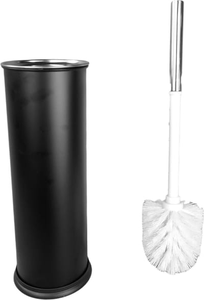 Framehack - Premium Toilet Borstel - Zwart - Met Houder - WC Borstel - Hoogwaardige Kwaliteit - Luxe Uitstraling