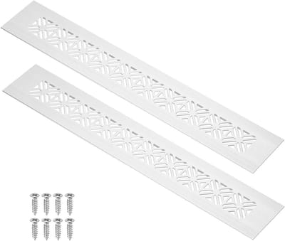 Ventilatieroosters - Luchtgaten - Kasten Ventileren - Corrosiebestendig Aluminium - 300x50mm - Zilver