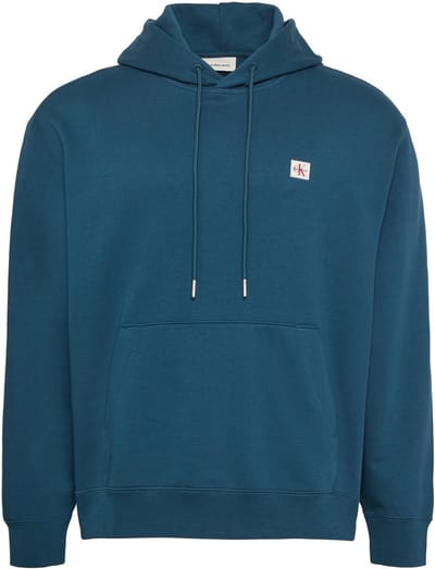 Calvin Klein Trui Ls 350 Terry Eu Whsl Lv04rc274g 2et Navy Teal Mannen Maat - XL
