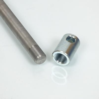 Teknix voorwielas voor Peugeot 50 103 RCX bromfiets, nieuw