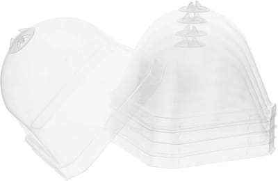 Plant Dome - Beschermkap Kassen - Zaailingen Laten Groeien - Verstelbare Ventilatie - 10 x 10 x 8 cm - Transparant
