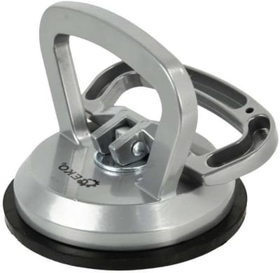 Zuignap Aluminium - Glaszuiger Handgereedschap - Onderdelen Verplaatsen - Solide Prestaties - 115 mm - Zilver