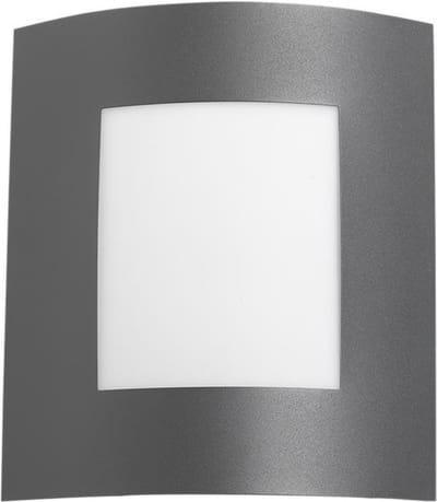 QAZQA emmerald - Moderne LED Smart Wandlamp incl. wifi voor buiten - 1 lichts - D 9 cm - Donkergrijs - Buitenverlichting