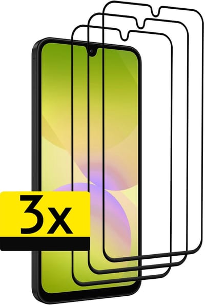 Screenprotector - Geschikt voor Samsung Galaxy A26 - 3 Stuks - Full Cover - Beschermglas - Gehard Glas - Tempered Glass - Screen Protector