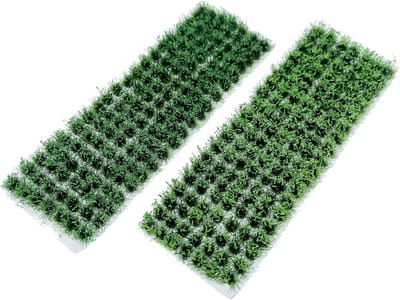 Gras Tuft Thee - Kunstgras Mos - Landschap Modellering - 280 Stuks Set - 4 x 7 mm - Groen