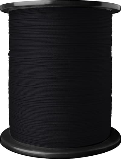 Ariadna Hektor 0,8mm Waskouw 1000m Zwart Polyester Garen