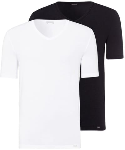 Hanro Heren onder t-shirts 2 pack Natural Function