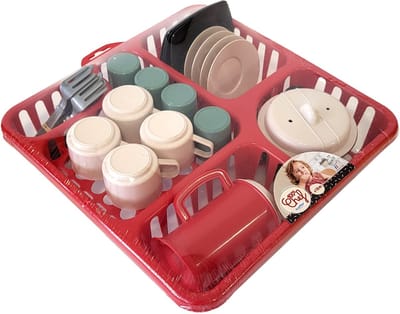 Ecoiffier 100% Chef Kleurrijke Afdruiprek met Accessoires - 30cm